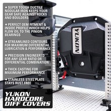 Load image into Gallery viewer, Yukon Gear Hardcore Diff Cover for 8.8in Ford