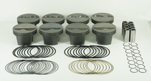 Cargar imagen en el visor de la galería, Mahle MS Piston Set SBC 358ci 4.03in Bore 3.500in Stroke 6.0in Rod .927in Pin -4cc 10.5 CR Set of 8