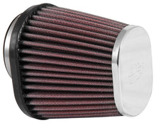 Cargar imagen en el visor de la galería, K&amp;N Universal Clamp-On Air Filter / 2-1/8in O/S