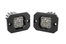 Cargar imagen en el visor de la galería, Diode Dynamics Stage Series C1 LED Pod Sport - White Flood Flush WBL (Pair)