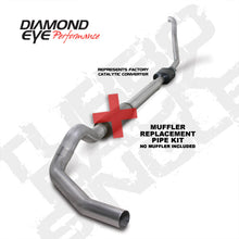 Load image into Gallery viewer, Diamond Eye KIT 5in TB MFLR RPLCMENT PIPE SGL ALUM 94-97 5 7 3L F250/F350 PWRSTROKE NFS W CARB STDS