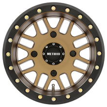 Cargar imagen en el visor de la galería, Method MR406 UTV Beadlock 14x8 4+4/-2mm Offset 4x156 132mm CB Method Bronze w/Matte Black Ring Wheel