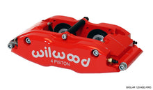 Cargar imagen en el visor de la galería, Wilwood Caliper-BNSL4R-Red 1.25in Pistons 1.10in Disc