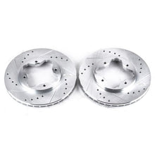 Cargar imagen en el visor de la galería, Power Stop 1997 Acura CL Front Evolution Drilled &amp; Slotted Rotors - Pair