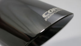 Corsa Single Universal 2.5in Inlet / 3.5in Outlet Black PVD Pro-Series Tip Kit