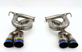 Invidia 22+ Subaru WRX Twin Loop 3.5in. Single Layer Titanium Tip Axle-Back Exhaust