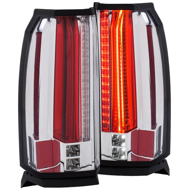 ANZO 2015-2017 Chevrolet Suburban/Tahoe LED Taillights Chrome