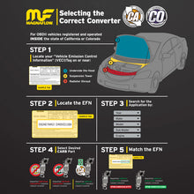 Cargar imagen en el visor de la galería, MagnaFlow 10-11 Jeep Wrangler 3.8L Direct Fit CARB Compliant Catalytic Converter