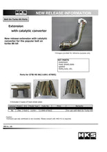 Cargar imagen en el visor de la galería, HKS 12-19 Subaru BRZ/Scion FR-S/Toyota 86 Extension Kit w/ Catalytic Converter
