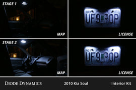 Diode Dynamics 14-19 Kia Soul Interior LED Kit Cool White Stage 2