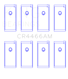 King Engine Bearings Mitsubishi 4D55T/4D56T/4G52 (Size +0.50mm) Connecting Rod Bearing Set