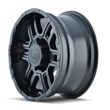 Cargar imagen en el visor de la galería, ION Type 179 17x8 / 5x114.3 BP / 10mm Offset / 83.82mm Hub Matte Black Wheel