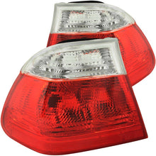 Cargar imagen en el visor de la galería, ANZO 1999-2001 BMW 3 Series E46 Taillights Red/Clear