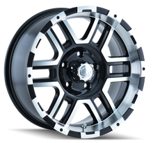 Cargar imagen en el visor de la galería, ION Type 179 20x9 / 5x139.7 BP / 12mm Offset / 108mm Hub Black/Machined Wheel