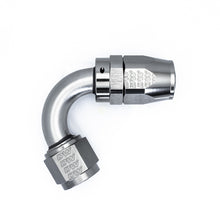 Cargar imagen en el visor de la galería, DeatschWerks 10AN Female Swivel 120-Degree Hose End CPE - Anodized Titanium