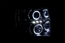 Cargar imagen en el visor de la galería, ANZO 2007-2013 Chevrolet Silverado 1500 Projector Headlights w/ Halo Chrome