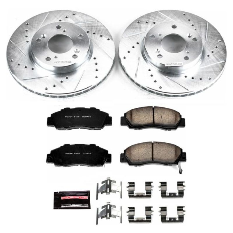 Power Stop 98-02 Honda Accord Front Z23 Evolution Sport Brake Kit