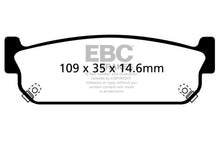 Load image into Gallery viewer, EBC 93-97 Infiniti J30 3.0 Yellowstuff Rear Brake Pads