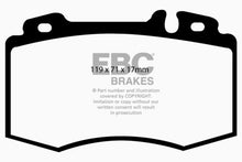 Cargar imagen en el visor de la galería, EBC 00-01 Mercedes-Benz M-Class (ML) ML430 4.3 Greenstuff Front Brake Pads