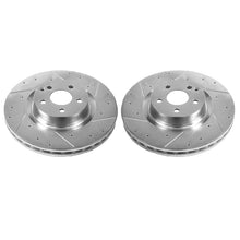 Cargar imagen en el visor de la galería, Power Stop 12-16 Mercedes-Benz C250 Front Evolution Drilled &amp; Slotted Rotors - Pair