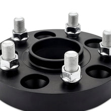 Cargar imagen en el visor de la galería, Mishimoto Wheel Spacers - 5x120 - 64.1 CB - M14 x1.5 - 25mm - BK