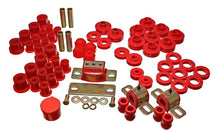 Cargar imagen en el visor de la galería, Energy Suspension 76-79 Jeep CJ/CJ7 Red Hyper-Flex Master Bushing Set