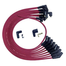 Cargar imagen en el visor de la galería, Moroso SB Ford 351W 135 Deg Plug Boots Non-HEI Ultra Spark Plug Wire Set - Red