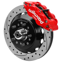 Cargar imagen en el visor de la galería, Wilwood Forged 6 Piston Red Superlite Caliper GT 48 Vane Spec37 Drilled &amp; Slotted Rotor - 12.88x1.25