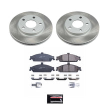 Cargar imagen en el visor de la galería, Power Stop 99-05 Pontiac Grand Am Front Semi-Coated Rotor Kit