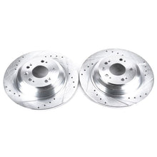 Cargar imagen en el visor de la galería, Power Stop 09-14 Acura TL Rear Evolution Drilled &amp; Slotted Rotors - Pair