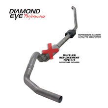 Cargar imagen en el visor de la galería, Diamond Eye KIT 4in TB MFLR RPLCMENT PIPE SGL SS 94-97 7 3L F250/F350 PWRSTROKE NFS W CARB EQIV STDS