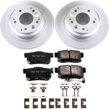 Cargar imagen en el visor de la galería, Power Stop 96-98 Acura RL Rear Z17 Evolution Geomet Coated Brake Kit