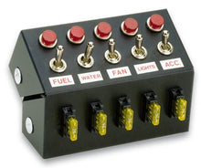Cargar imagen en el visor de la galería, Moroso Toggle Switch Panel - Cage Mount - 5.5in - Five On/Off Switches