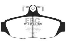 Cargar imagen en el visor de la galería, EBC 87-93 Ford Mustang 5.0 Greenstuff Rear Brake Pads