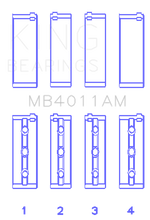 Load image into Gallery viewer, King Engine Bearings Toyota 1Mzfe (Size STD) Main Bearing Set