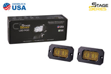 Load image into Gallery viewer, Diode Dynamics Stage Series 2 In LED Pod Pro - Yellow Fog Flush ABL (Pair)