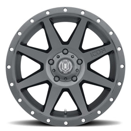 ICON Rebound 20x9 / 6x5.5 / 16mm / 5.625in BS Satin Black Wheel