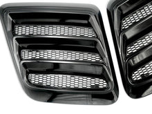 Cargar imagen en el visor de la galería, Roush 2018-2023 Mustang Hood Heat Extractors - Gloss Black