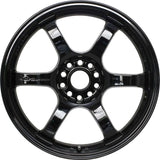 Gram Lights 57DR 18x9.5 +38 5-120 Glossy Black Wheel