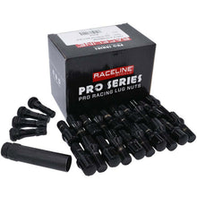 Cargar imagen en el visor de la galería, Raceline 14x1.5 Spline Black Lug Bolts (Set of 20)