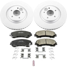 Cargar imagen en el visor de la galería, Power Stop 14-19 Nissan Rogue Front Z17 Evolution Geomet Coated Brake Kit