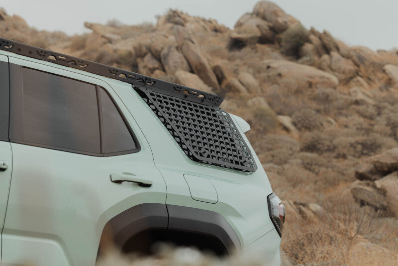 DV8 Offroad 25-26 Toyota 4Runner Exterior Window Molle for DV8 Offroad Roof Rack - Driver