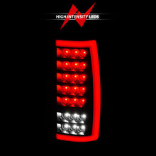 Cargar imagen en el visor de la galería, ANZO 00-06 Chevrolet Tahoe / GMC Yukon Full LED Taillights w/ Lightbar Black Housing/Clear Lens