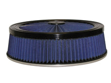 Cargar imagen en el visor de la galería, aFe MagnumFLOW Air Filters Round Racing P5R A/F TOP Racer 14D x 4H (Blk/Blue)
