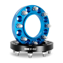 Load image into Gallery viewer, Mishimoto Borne Off-Road Wheel Spacers 8X165.1 121.3 25 M14 Blu