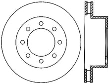 Cargar imagen en el visor de la galería, StopTech Power Slot 06-08 Dodge Ram 1500 / 03-08 Ram 2500/3500 All Front Right Slotted CRYO Rotor