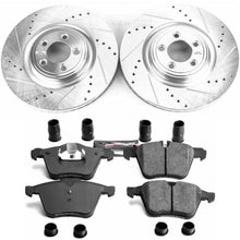 Cargar imagen en el visor de la galería, Power Stop 07-08 Jaguar S-Type Front Z23 Evolution Sport Brake Kit