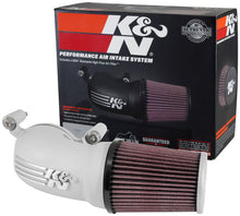 Cargar imagen en el visor de la galería, K&amp;N 08-17 Harley-Davidson Touring Models Performance Air Intake System - Silver