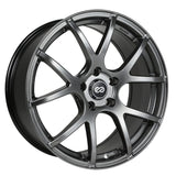 Enkei M52 17x7.5 42mm Offset 4x100 Bolt Pattern 72.6mm Bore Dia Hyper Black Wheel