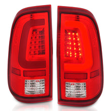 Cargar imagen en el visor de la galería, ANZO 2008-2016 Ford F-250 LED Taillights Chrome Housing Red/Clear Lens (Pair)